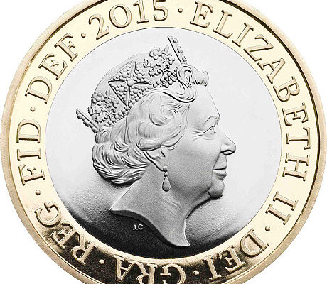 Britain’s Queen Elizabeth II continues to age gracefully both in life and in coin. This coin is fromTelegraph UK