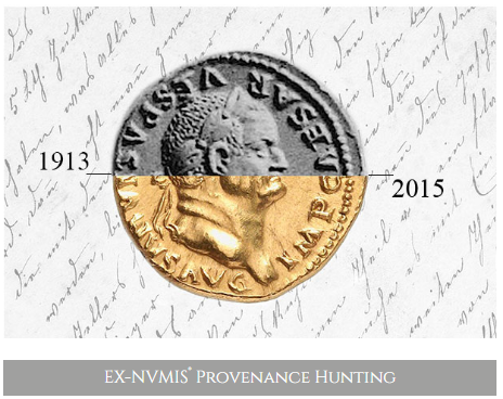 A revolutionary new technology allows collectors to quickly identify or verify a coin's provenance. The website, Ex-Numis, uses image recognition software to locate coins illustrated in auction catalogs.