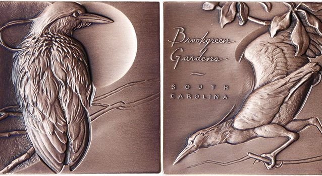 2017 Brookgreen Medal was designed by Heidi Wastweet