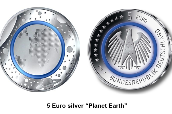 5 Euro “Planet Earth”