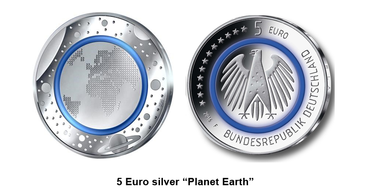 5 Euro silver “Planet Earth”