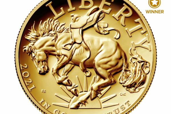U.S. Mint’s 100 Dollar gold American Liberty coin (front)