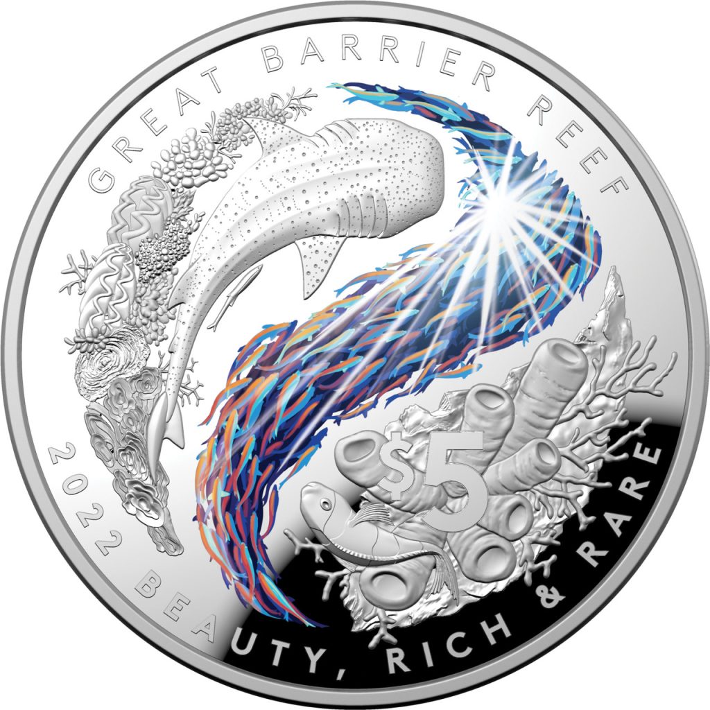 Royal Australian Mint “Great Barrier Reef” Wins Most Artistic Coin Category