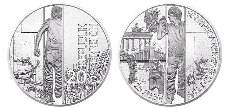 “Fall of the Iron Curtain” – 20 Euro