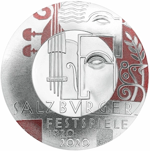 20 Euro Salzburg Festival Centennial Silver Coin