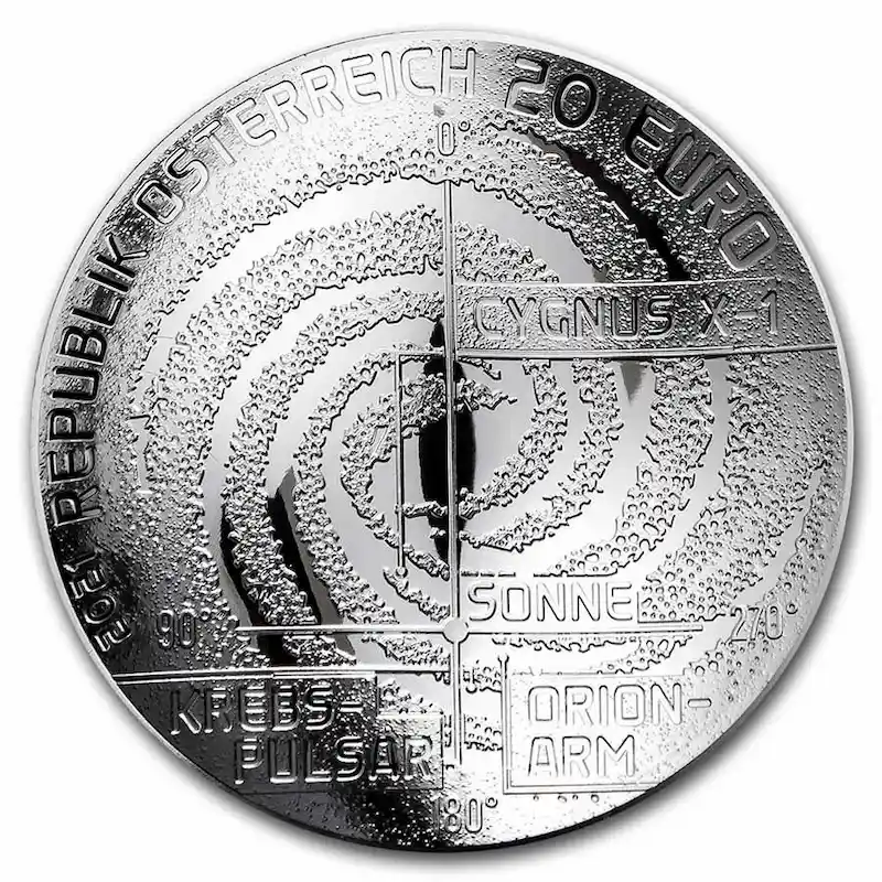 20 Euro Milky Way Silver Coin