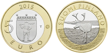 Lapland 5 Euro Coin