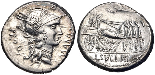 Roman Republic Denarius of Sulla
