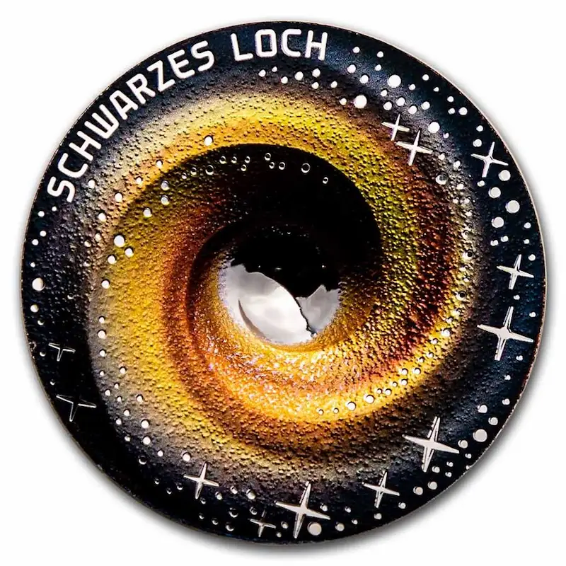 20 Euro Black Hole Silver Coin