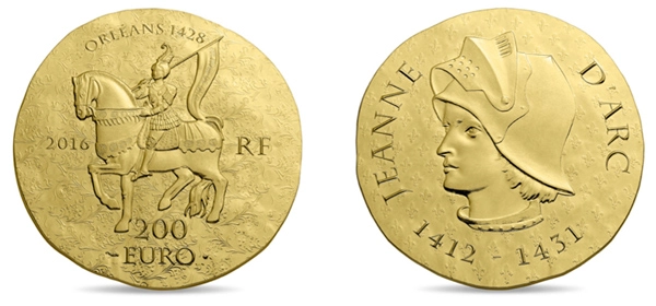 200 Euro Joan of Arc Gold Coin