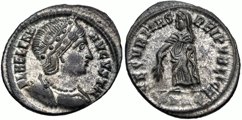 Saint Helena Roman Coin