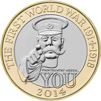 World War I £2 Coin