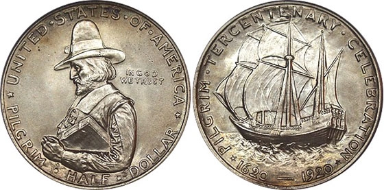 Pilgrim Tercentenary Half Dollar