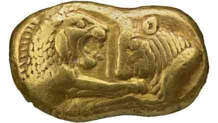 King Croesus Gold Stater (Lion and Bull)