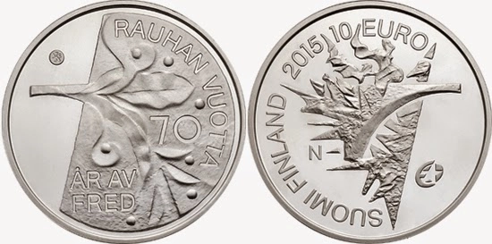 10 Euro Peace (Arvo Pärt / Rauhan Vuosi) Silver Coin