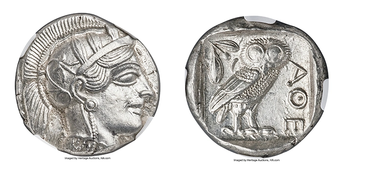 Athenian Silver Tetradrachm (Owl Type)