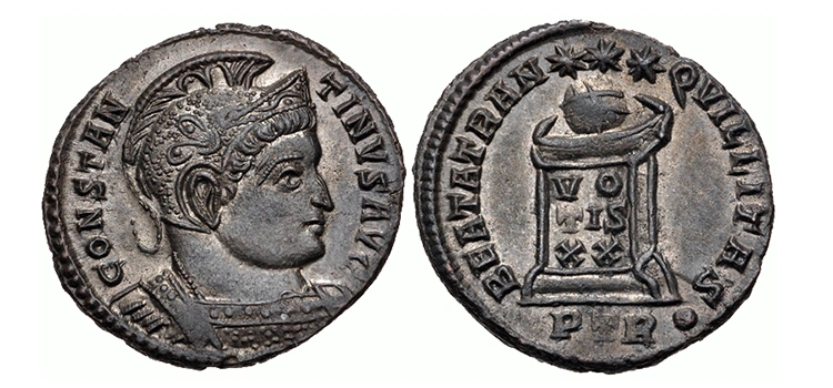 Bronze Follis of Constantine I (the Great)